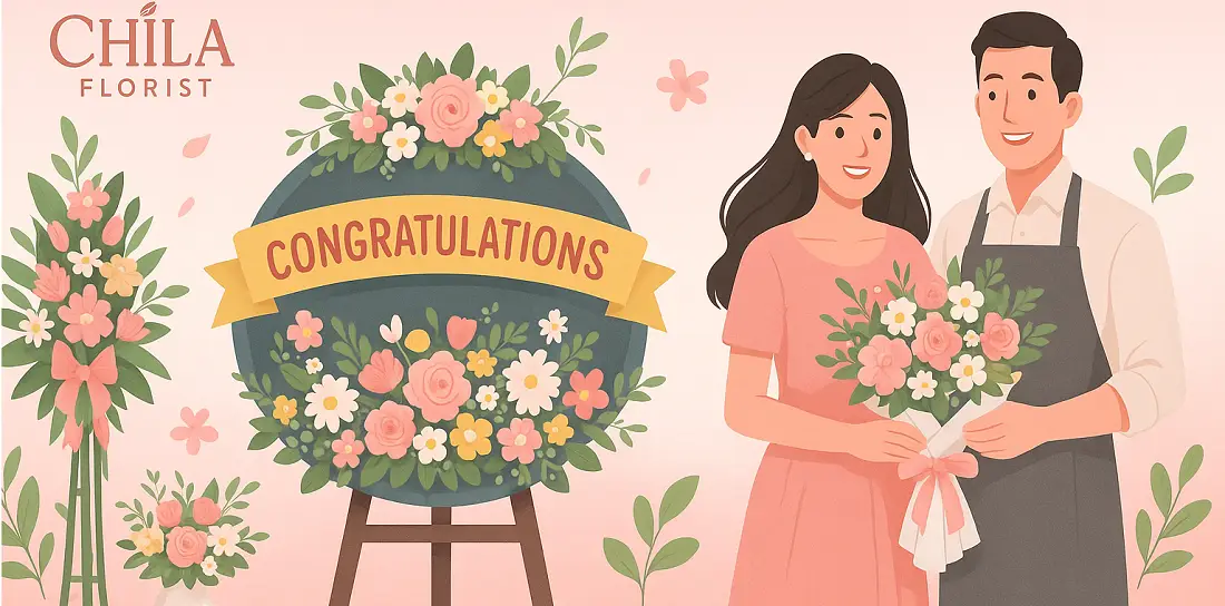 Toko Bunga Cisauk - Florist Lengkap untuk Papan, Krans & Buket Bunga